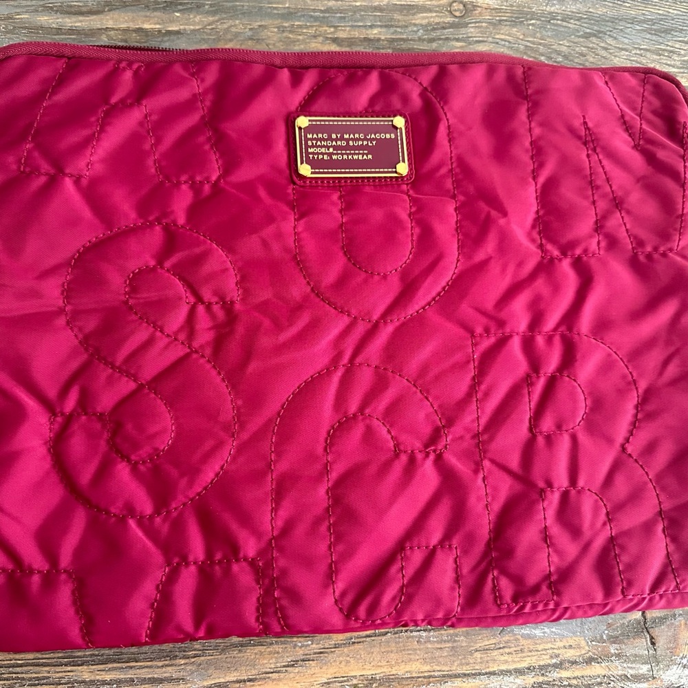 Marc by Marc Jacobs 15 x 11 in Pink Laptop Sleeve